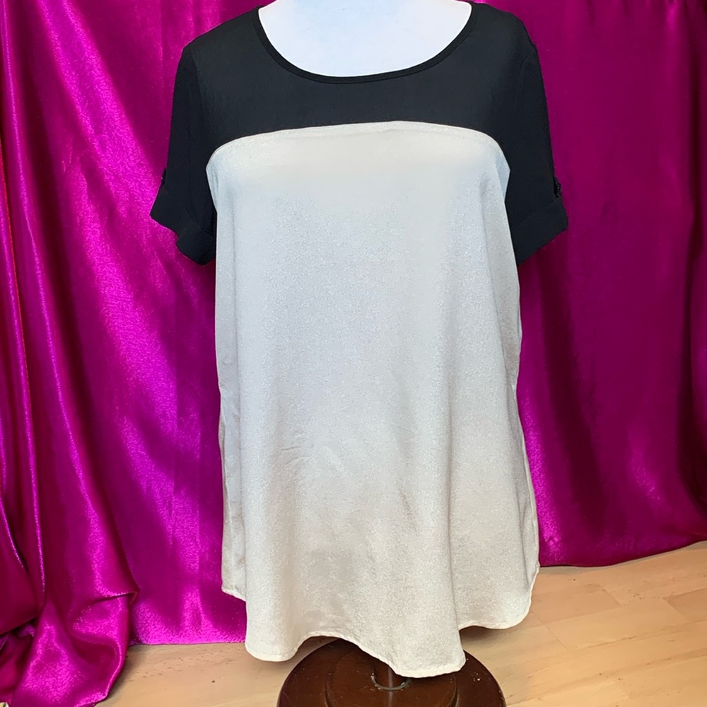 Naked, zebra size, medium, gold, and sheer black top like new